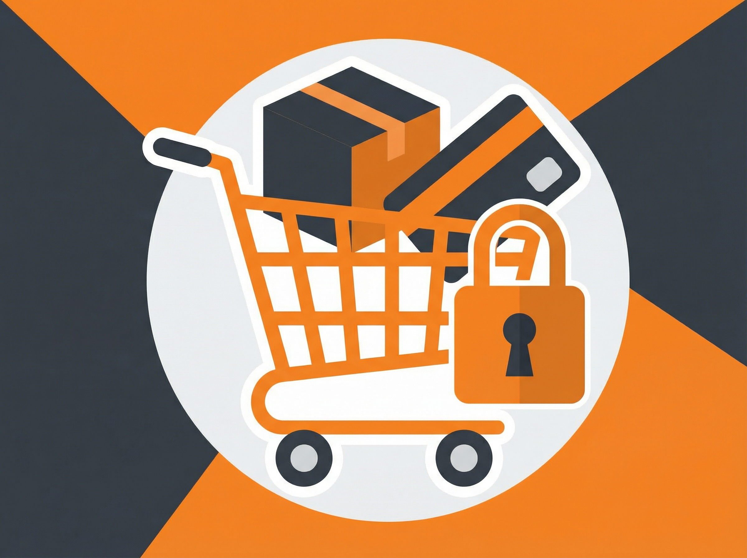 Commerce: online store, shopping cart, secure checkout, and shipping